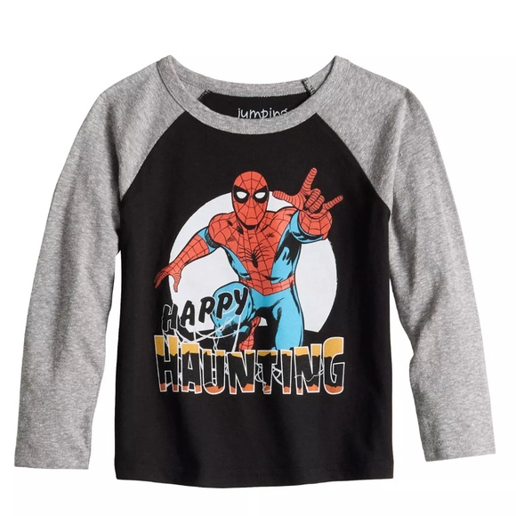 Spiderman Long Sleeve Halloween Shirt 18M - Picture 5 of 5